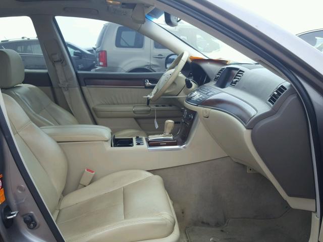 JNKBY01F68M550598 - 2008 INFINITI M45 GRAY photo 5