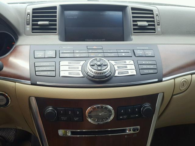 JNKBY01F68M550598 - 2008 INFINITI M45 GRAY photo 9