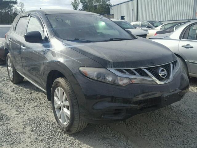 JN8AZ1MW3BW156987 - 2011 NISSAN MURANO S BLACK photo 1