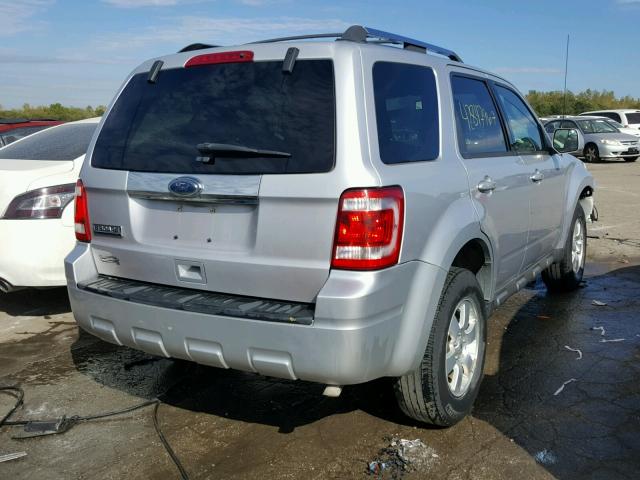 1FMCU0E75BKA37877 - 2011 FORD ESCAPE LIM SILVER photo 4