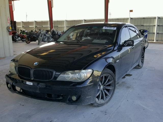 WBAHN83597DT68624 - 2007 BMW 750 BLACK photo 2