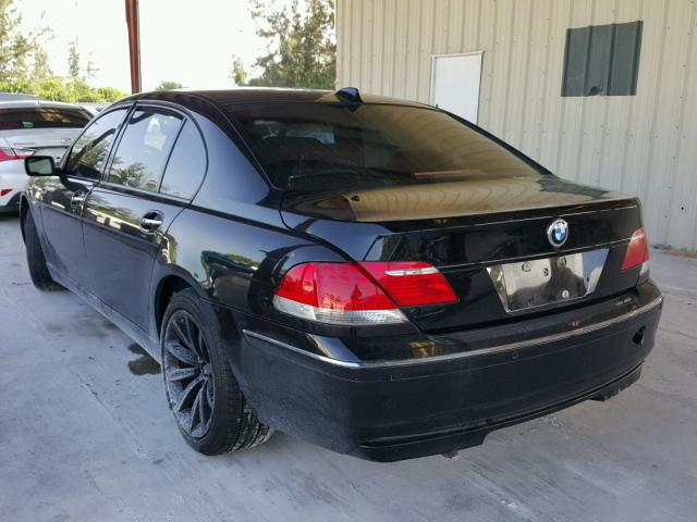 WBAHN83597DT68624 - 2007 BMW 750 BLACK photo 3