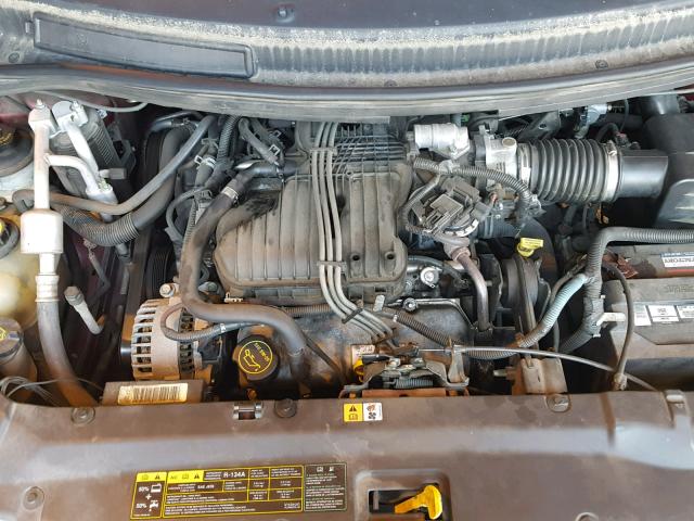 2FMDA58284BB22476 - 2004 FORD FREESTAR L BURGUNDY photo 7