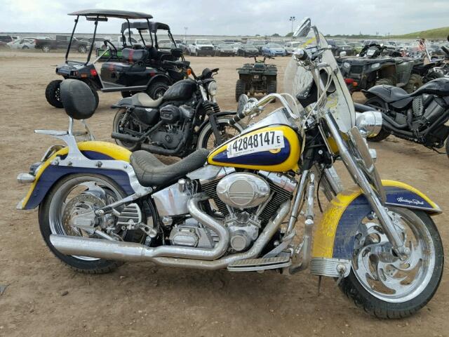 1HD1BWB134Y022636 - 2004 HARLEY-DAVIDSON FLSTCI TWO TONE photo 10