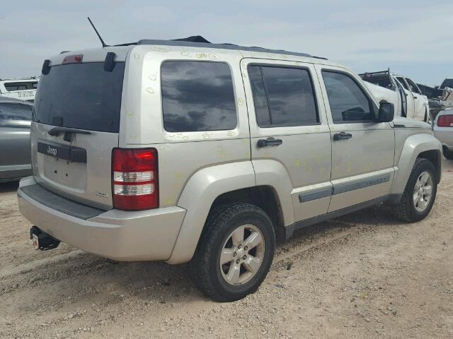 1J8GN28K49W510274 - 2009 JEEP LIBERTY SILVER photo 4