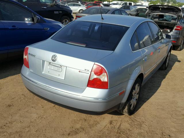 WVWTH63B61P289559 - 2001 VOLKSWAGEN PASSAT GLX SILVER photo 4