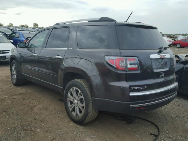 1GKKRSKD9FJ146141 - 2015 GMC ACADIA SLT გრაფიტი ფოტო 3