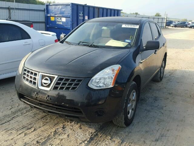 JN8AS58T78W303557 - 2008 NISSAN ROGUE S BLACK photo 2