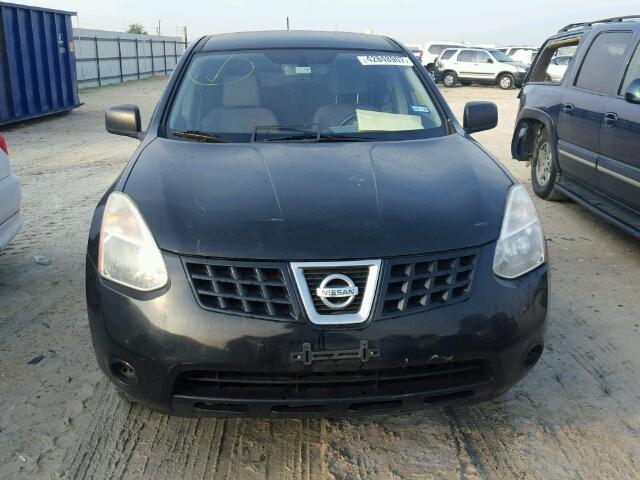 JN8AS58T78W303557 - 2008 NISSAN ROGUE S BLACK photo 9