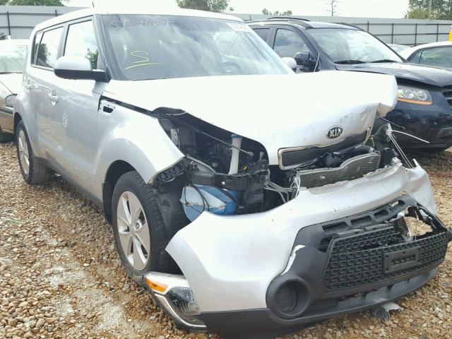 KNDJN2A2XF7794989 - 2015 KIA SOUL SILVER photo 1