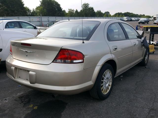 1C3EL46X35N650495 - 2005 CHRYSLER SEBRING TAN photo 4