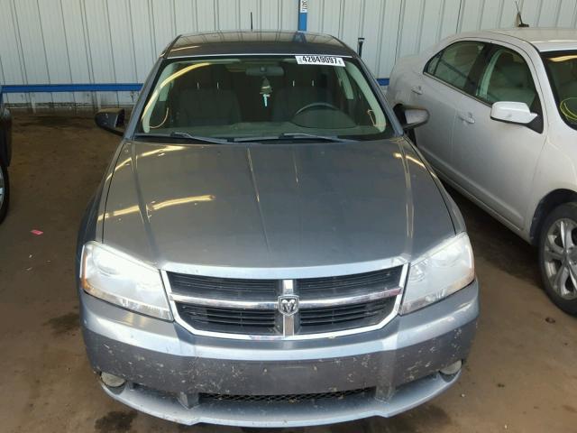 1B3LC56B89N508227 - 2009 DODGE AVENGER SX GRAY photo 9