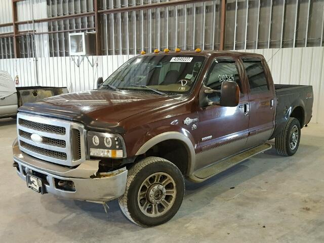 1FTSW21P16EB41914 - 2006 FORD F250 SUPER BROWN photo 2