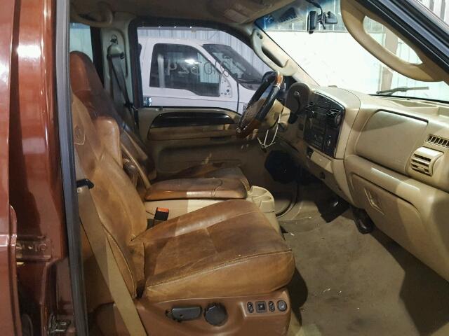 1FTSW21P16EB41914 - 2006 FORD F250 SUPER BROWN photo 5