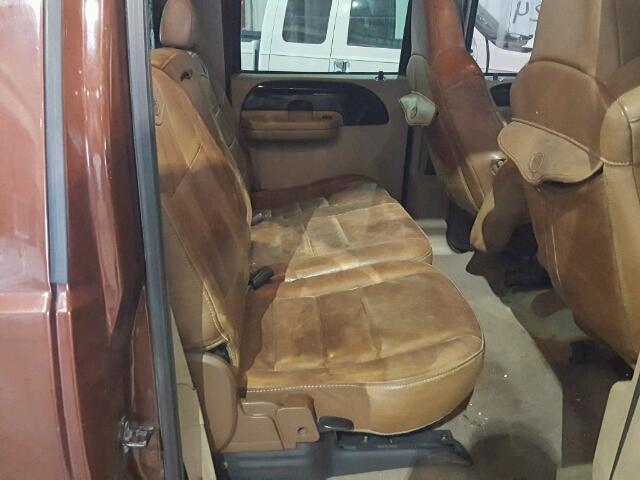 1FTSW21P16EB41914 - 2006 FORD F250 SUPER BROWN photo 6