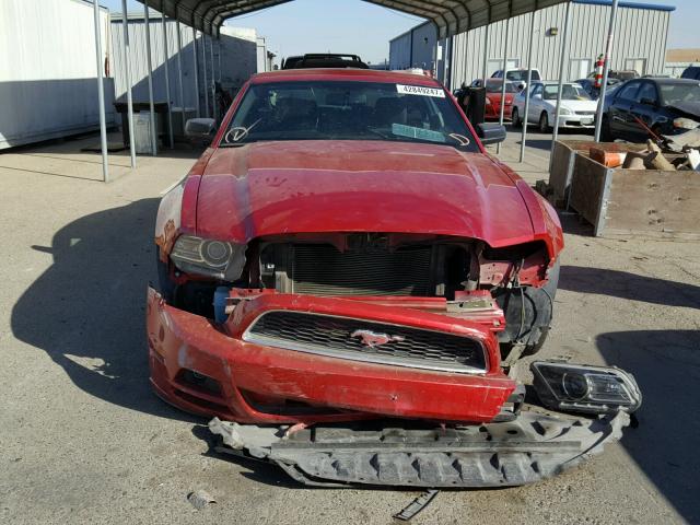 1ZVBP8AM8D5283497 - 2013 FORD MUSTANG RED photo 9