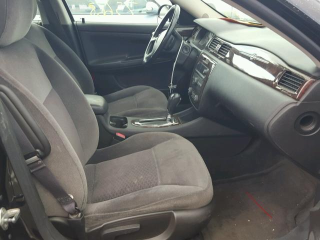 2G1WG5E37D1178772 - 2013 CHEVROLET IMPALA BLACK photo 5