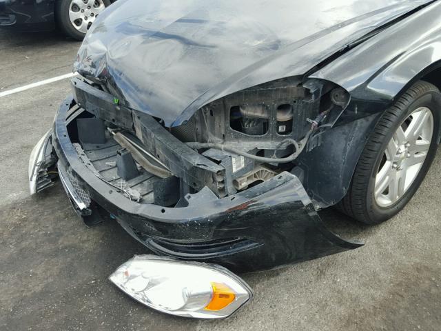 2G1WG5E37D1178772 - 2013 CHEVROLET IMPALA BLACK photo 9