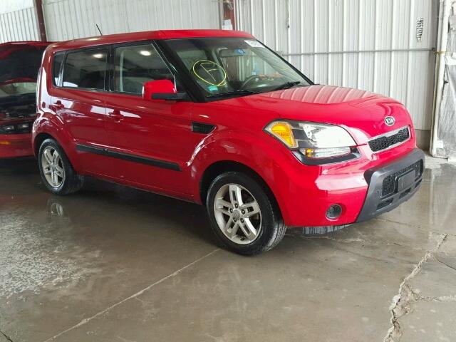 KNDJT2A20B7285672 - 2011 KIA SOUL RED photo 1