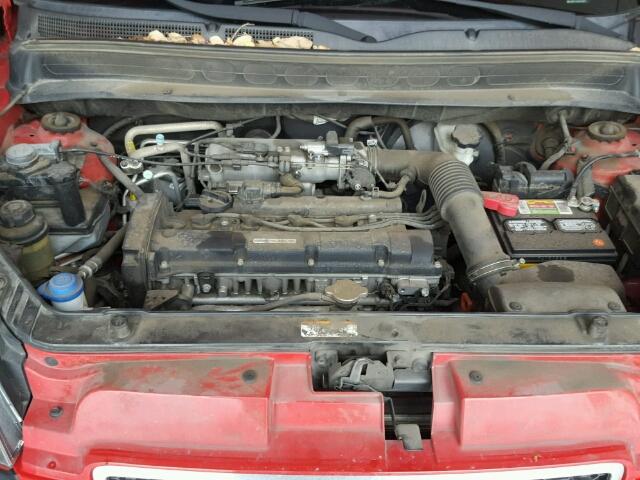 KNDJT2A20B7285672 - 2011 KIA SOUL RED photo 7