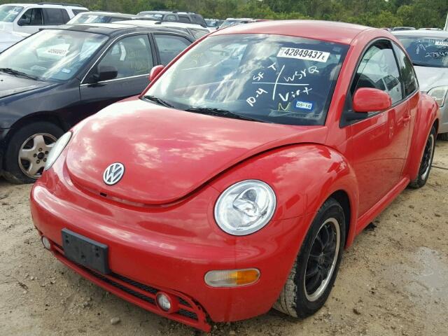 3VWBB61C1WM049564 - 1998 VOLKSWAGEN NEW BEETLE RED photo 2