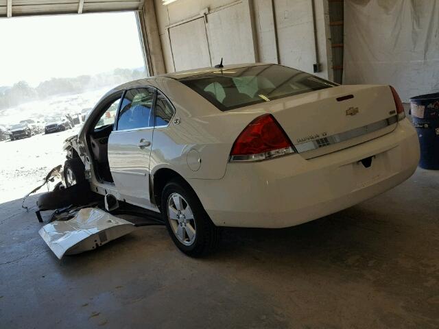 2G1WT58K179375098 - 2007 CHEVROLET IMPALA LT WHITE photo 3