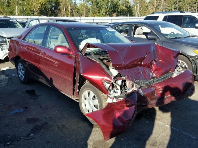 4T1BE32K54U357419 - 2004 TOYOTA CAMRY MAROON photo 1