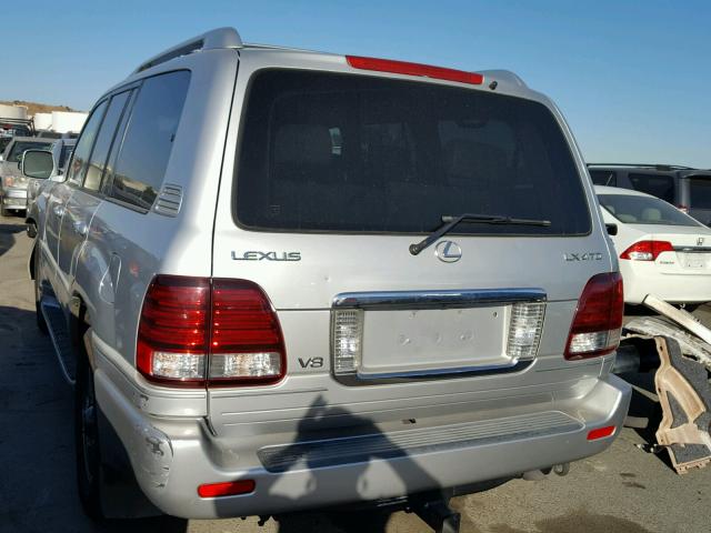 JTJHT00W464005571 - 2006 LEXUS LX 470 SILVER photo 3