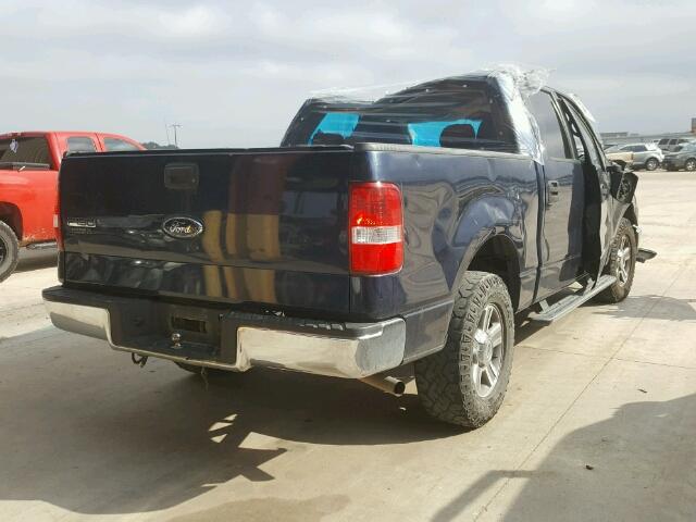 1FTRW12W06FA99759 - 2006 FORD F150 SUPER BLUE photo 4