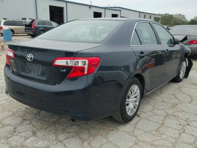 4T1BF1FK5DU220637 - 2013 TOYOTA CAMRY L GRAY photo 4