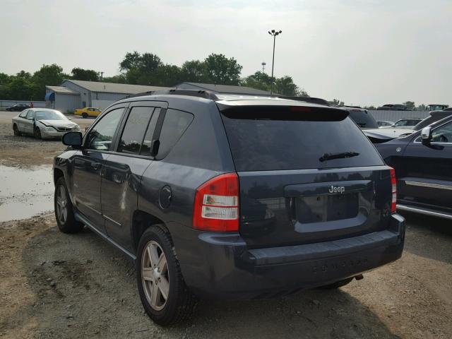 1J8FT47W68D538654 - 2008 JEEP COMPASS SP CHARCOAL photo 3