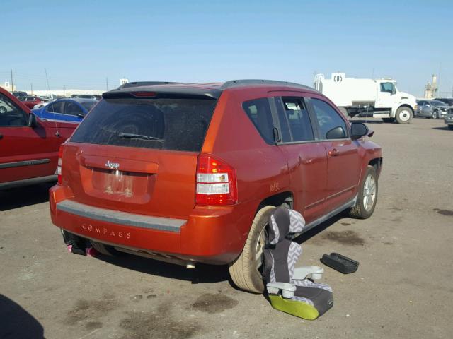 1J4NT4FB0AD541177 - 2010 JEEP COMPASS SP ORANGE photo 4