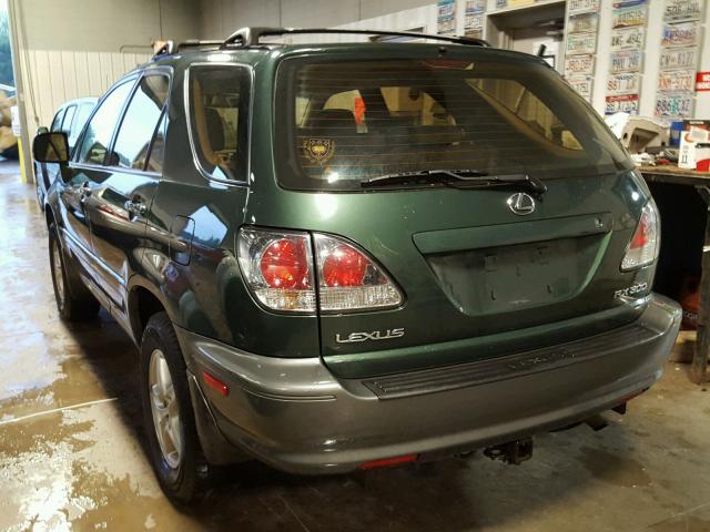 JTJHF10U910205308 - 2001 LEXUS RX GREEN photo 3