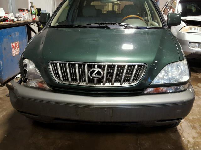 JTJHF10U910205308 - 2001 LEXUS RX GREEN photo 9