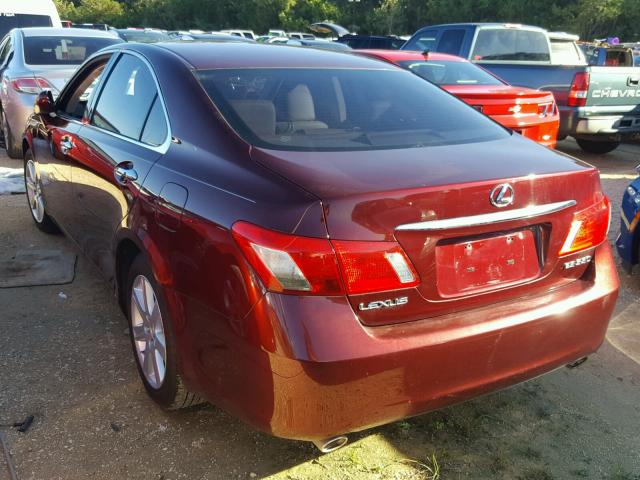 JTHBJ46G782183767 - 2008 LEXUS ES 350 BROWN photo 3