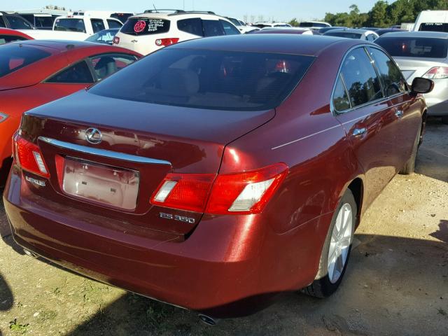 JTHBJ46G782183767 - 2008 LEXUS ES 350 BROWN photo 4