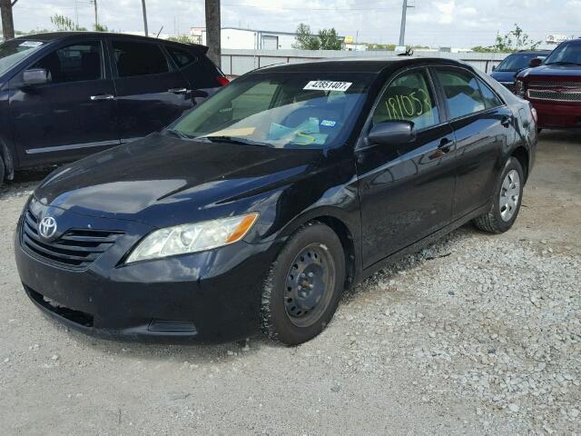 4T4BE46K08R047271 - 2008 TOYOTA CAMRY CE BLACK photo 2