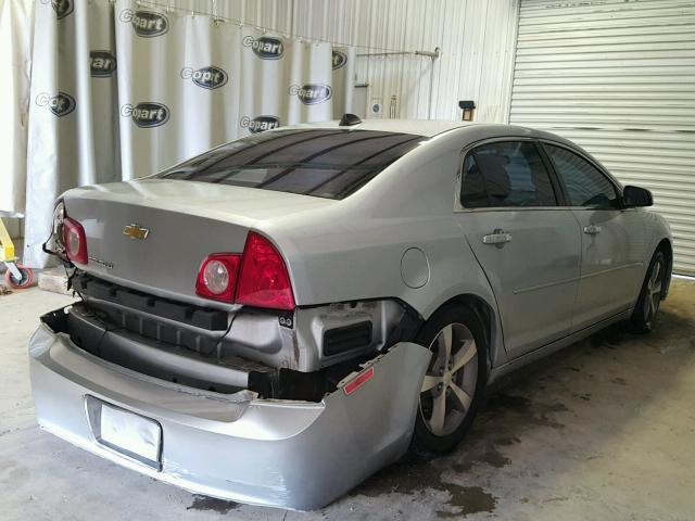 1G1ZC5EU6CF342408 - 2012 CHEVROLET MALIBU 1LT 银色 照片 4