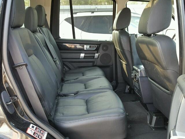 SALAK2D46CA632077 - 2012 LAND ROVER LR4 HSE LU BLACK photo 6