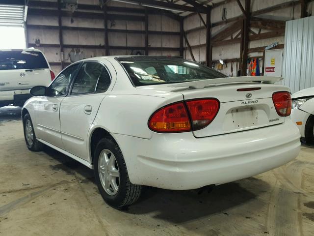 1G3NL52F44C158017 - 2004 OLDSMOBILE ALERO GL WHITE photo 3