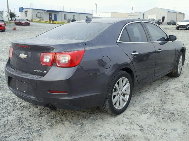 1G11H5SA2DF326944 - 2013 CHEVROLET MALIBU LTZ GRAY photo 4