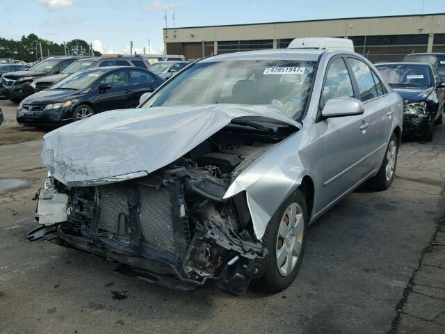 5NPET46C09H519491 - 2009 HYUNDAI SONATA GLS SILVER photo 2