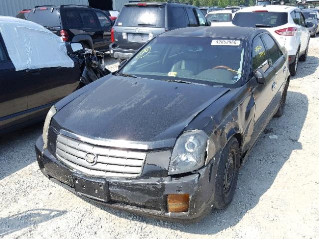 1G6DM57N830129521 - 2003 CADILLAC CTS BLACK photo 2
