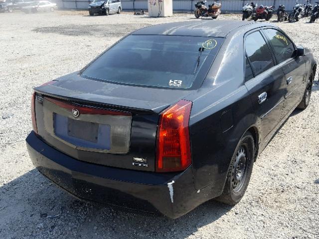 1G6DM57N830129521 - 2003 CADILLAC CTS BLACK photo 4