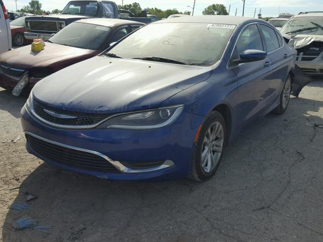 1C3CCCAB0FN538414 - 2015 CHRYSLER 200 BLUE photo 2