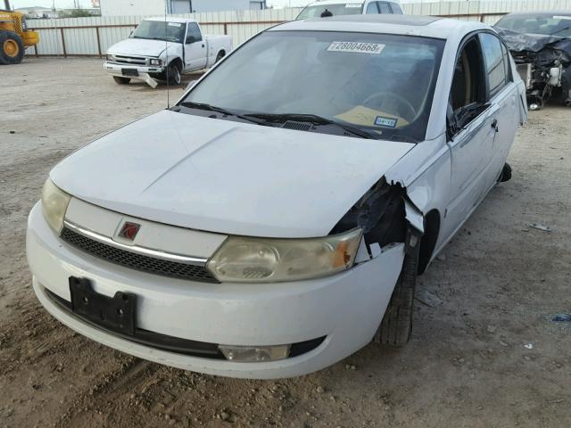1G8AL54F33Z196064 - 2003 SATURN ION LEVEL WHITE photo 2