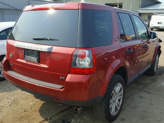 SALFP24N58H048350 - 2008 LAND ROVER LR2 SE RED photo 4