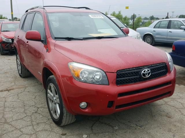 JTMZD32VX75057003 - 2007 TOYOTA RAV4 SPORT RED photo 1