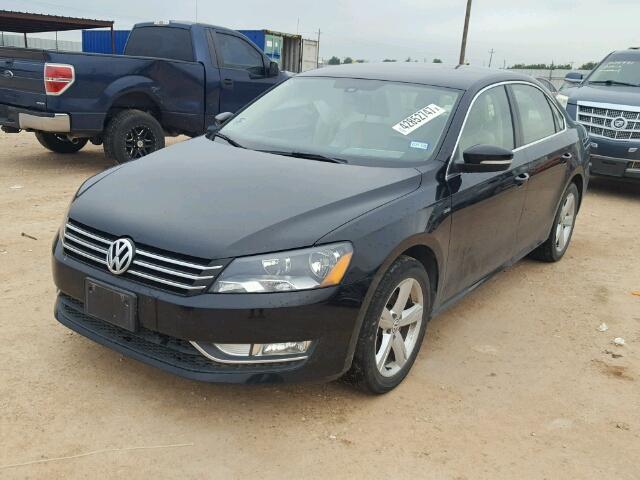 1VWAS7A36FC104755 - 2015 VOLKSWAGEN PASSAT S Սև լուսանկար 2