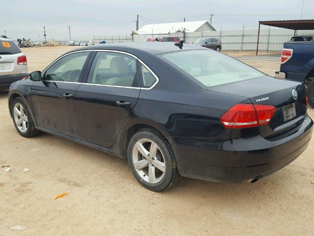 1VWAS7A36FC104755 - 2015 VOLKSWAGEN PASSAT S Սև լուսանկար 3